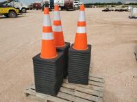 (50) Unused Safety Traffic Cones