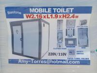 Unused Bastone Portable Toilet w/ Shower