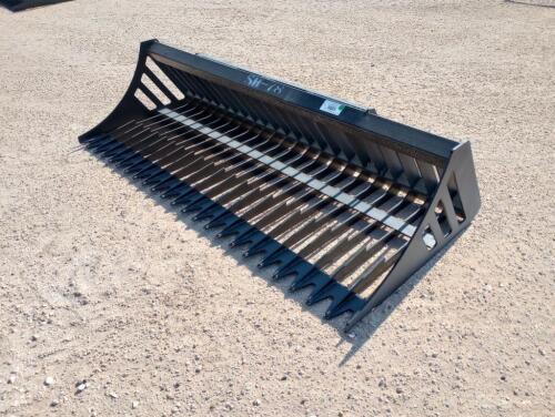 Unused Greatbear 78'' Rock Bucket (Skid Steer Attachment)