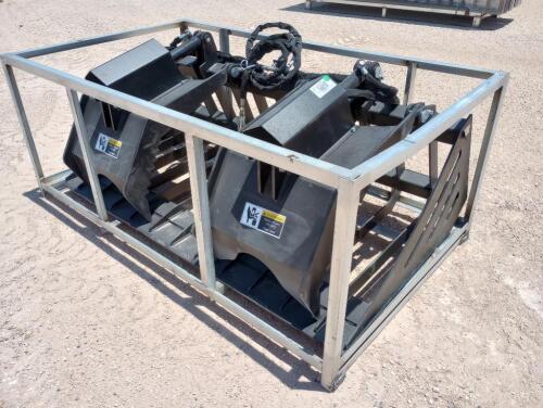 Unused 72'' QT Skeleton Double Grapple Bucket