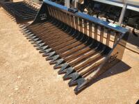 Unused KC 76" Skeleton High Sided Bucket (Skid Steer Attachment)