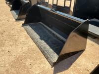 Unused 84" Skid Steer Bucket w/ Blade