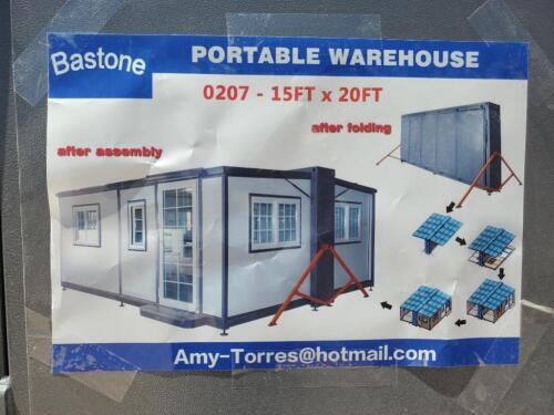 Unused Bastone 15FT x 20Ft Portable Warehouse