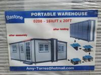 Unused Bastone 16' 1/2'' x 20Ft Portable Warehouse