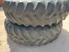 (2) John Deere Duals w/ Tires Size: 18.4 R 42 - 2