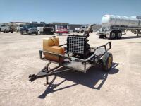 Shop Made Trailer w/ 4 Cyl Diesel Thermo King Motor