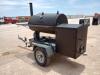 Shop Made BBQ Smoker Trailer - 3