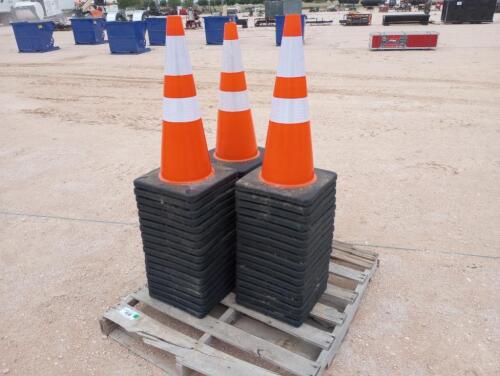 (50) Unused Safety Traffic Cones