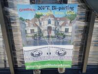 Unused Greatbear 20ft Gate with artwork ''DEER '' in the Middle Gate Frame