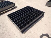 (2) 4Ft Unused Metal Bolt Bins