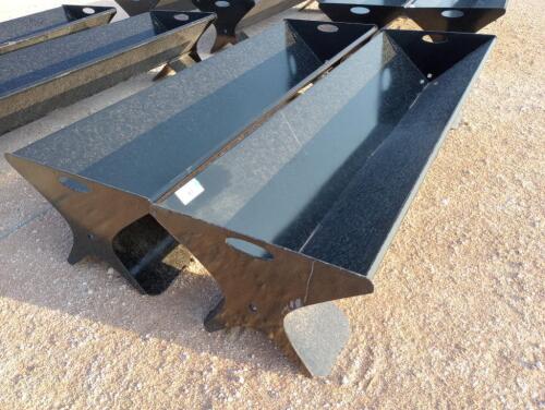 (2) Unused Heavy Duty 90" Cattle Feeders