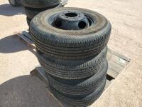 (4) Gooseneck Wheels w/ Tires 235/80R16