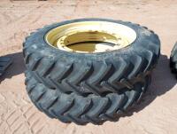 (2) John Deere Wheels w/Tires 14.9 R 46