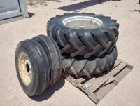 Front and Rear Tractor Wheels w/ Tires