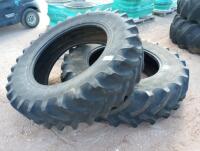 (2) Different Size Tractor Tires