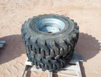 (2) Unused Equipment Wheels w/Tires 14x17.5