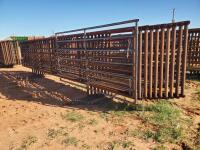 (10) Free Standing 24Ft Fence Panels (1) w/ 10Ft Gate