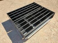 (2) 4Ft Unused Metal Bolt Bins (1) w/32 Bins (1) w/16 Bins