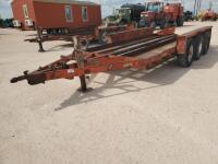 Shop Made Triple Axle Backhoe Trailer