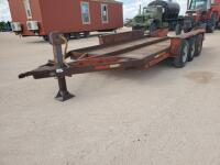 Shop Built Triple Axle Backhoe Trailer