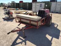 Single Axle Trailer w/Lincoln 250GXT Ranger Welder