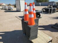 (50) Unused Safety Traffic Cones