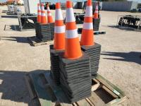 (50) Unused Safety Traffic Cones