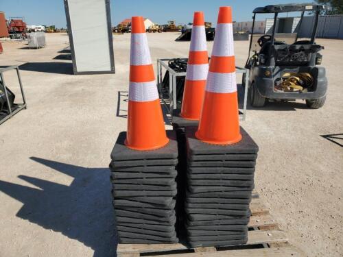 (50) Unused Safety Traffic Cones