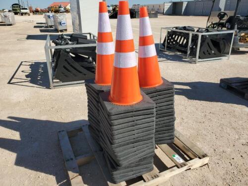 (50) Unused Safety Traffic Cones