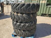 (4) Telehandler Wheels w/Foam Filled Tires 13.00-24