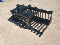 Unused Single Hydraulic Cylinder Rock & Brush Grapple Bucket