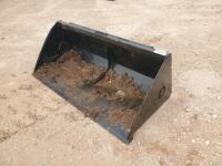 Unused DE-AX 60'' Skid Steer Bucket