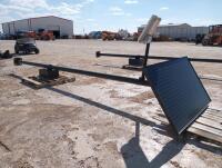 Solar Panel Yard Light Pole