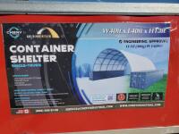 Unused Gold Mountain Container Shelter W40ft x L40ft x H13ft