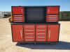 Unused Steelman Work Bench w/ 18 Drawers & 4 Cabinets - 6