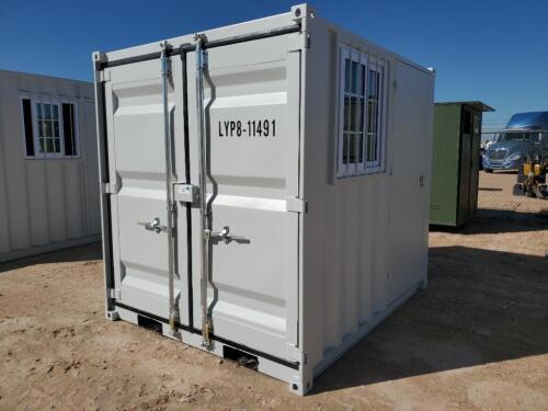 Unused 8Ft Container w/ Side Door & Window