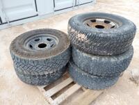 (5) Pickup Wheels w/Tires Size 17 & 18