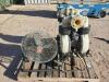 (2) Double Diaphragm Pumps, Dayton Fan - 4