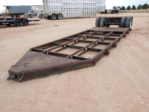 Shop Made Tank Transport Trailer