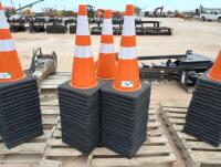 (50) Unused Safety Traffic Cones