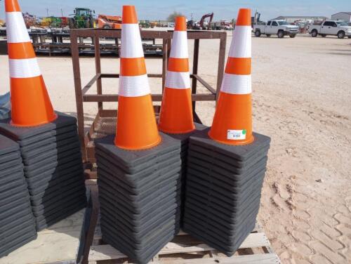 (50) Unused Safety Traffic Cones