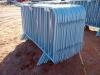 Unused Diggit Portable Galvanized Construction Site Fence- 4ft x 7ft Sections (80) Sections - 3