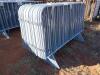 Unused Diggit Portable Galvanized Construction Site Fence- 4ft x 7ft Sections (80) Sections - 4