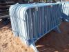 Unused Diggit Portable Galvanized Construction Site Fence- 4ft x 7ft Sections (80) Sections - 9