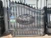 Unused Greatbear 14ft Iron Gate with ''DEER" Artwork in the Middle Gate Frame - 2