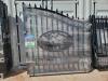 Unused Greatbear 14ft Iron Gate with ''DEER '' Artwork in the Middle Gate Frame - 2