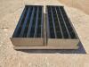 (2) 4Ft Unused Metal Bolt Bins - 4