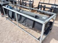 Unused Greatbear 72" Rotary Tiller (Skid Steer Attachment)