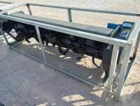 Unused Greatbear 72" Rotary Tiller (Skid Steer Attachment)