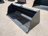 Unused 83” Skid Steer Bucket w/Single Blade